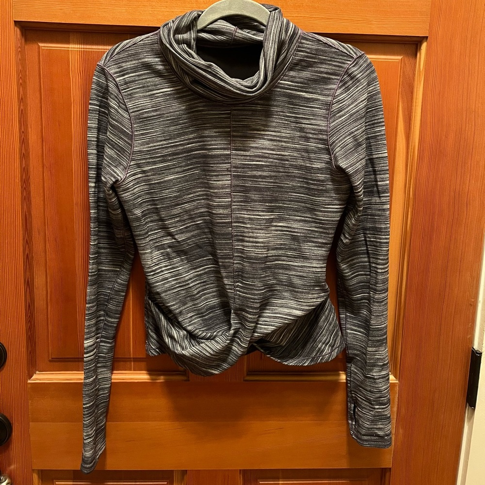 Lululemon Twist Front Pullover Turtleneck
